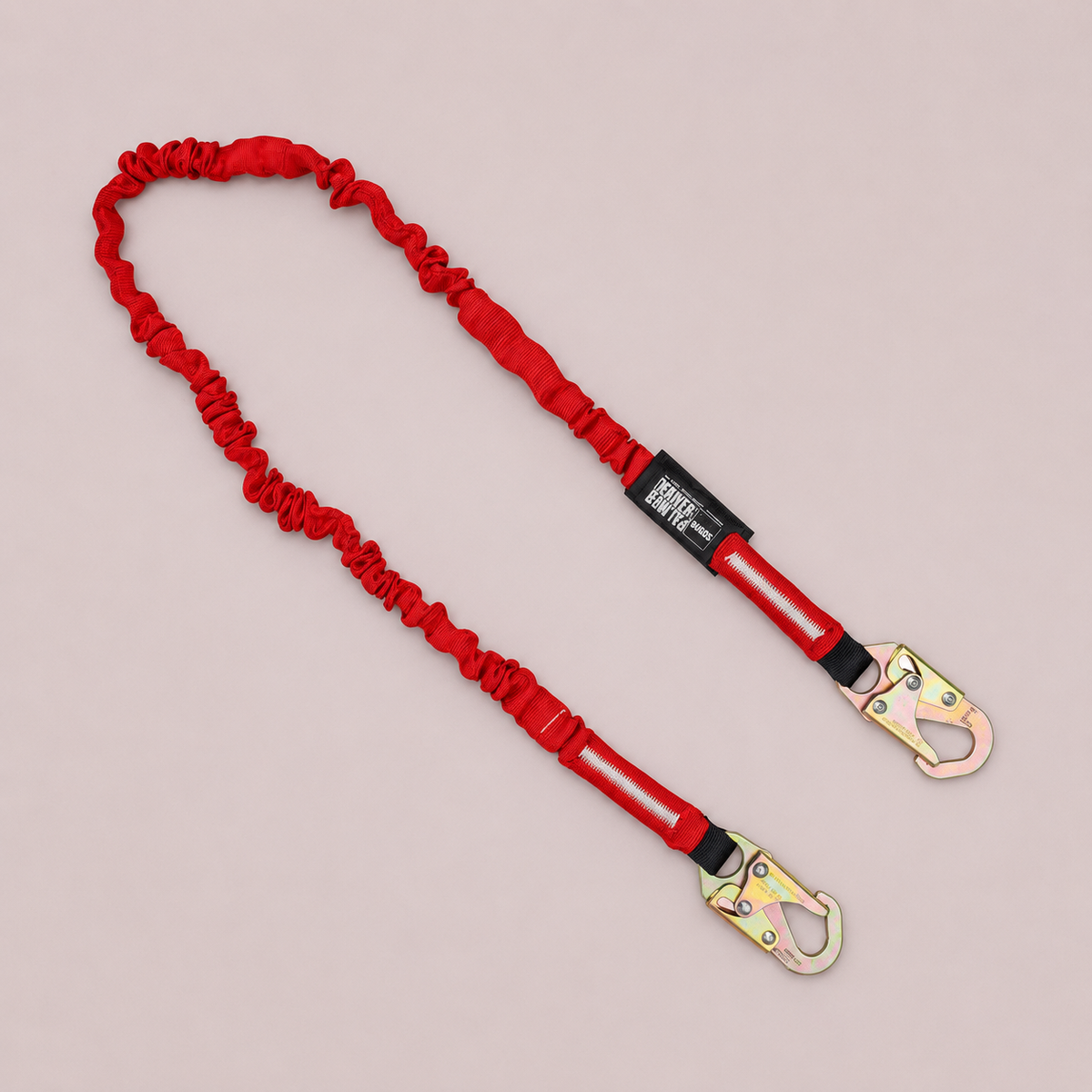 Ironwear 6ft Shock-Absorbing Snap Hook Lanyard ANSI Z359