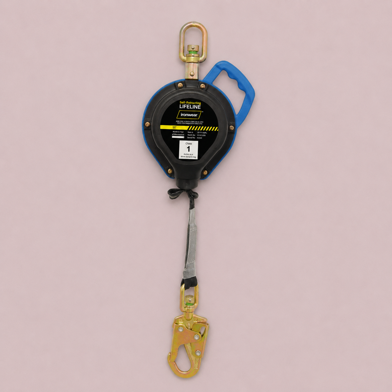 Ironwear Self-Retracting Lifeline SRL ANSI Z359