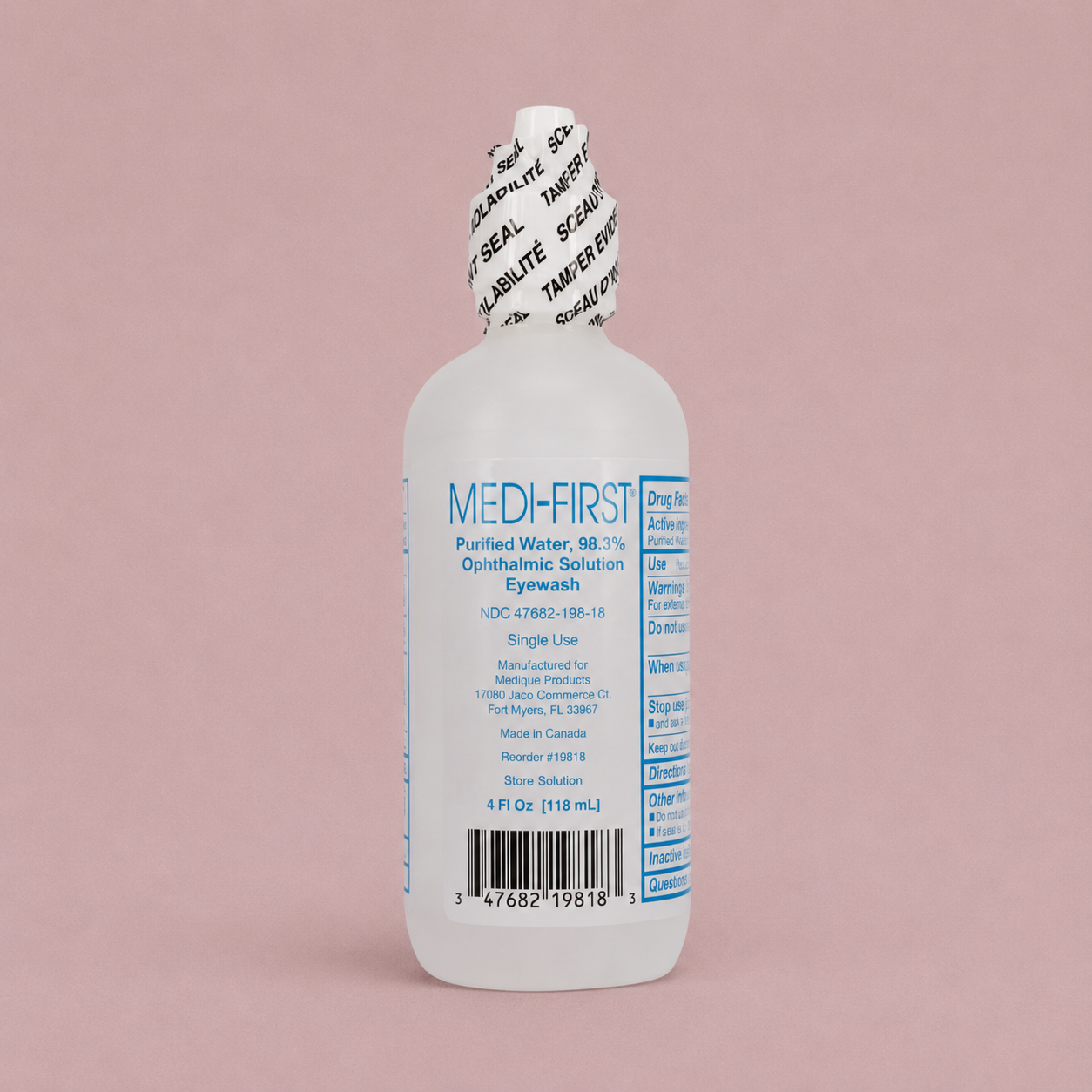 Medique Medi-First Emergency Eyewash Bottle 4oz