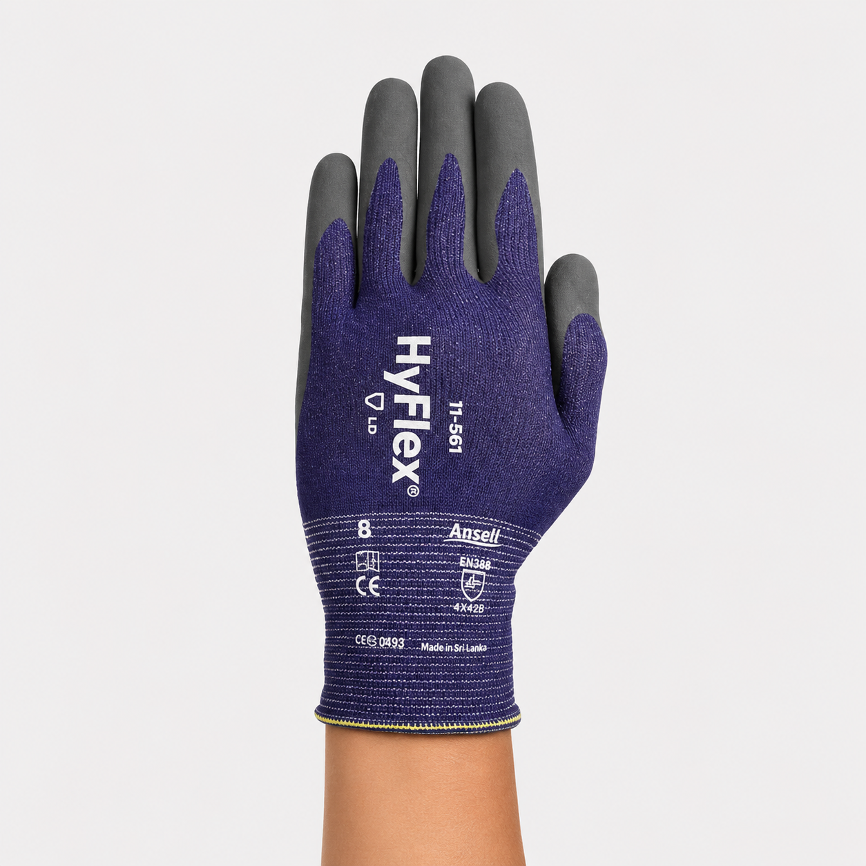 Ansell HyFlex 11-561 High Cut Resistant Gloves