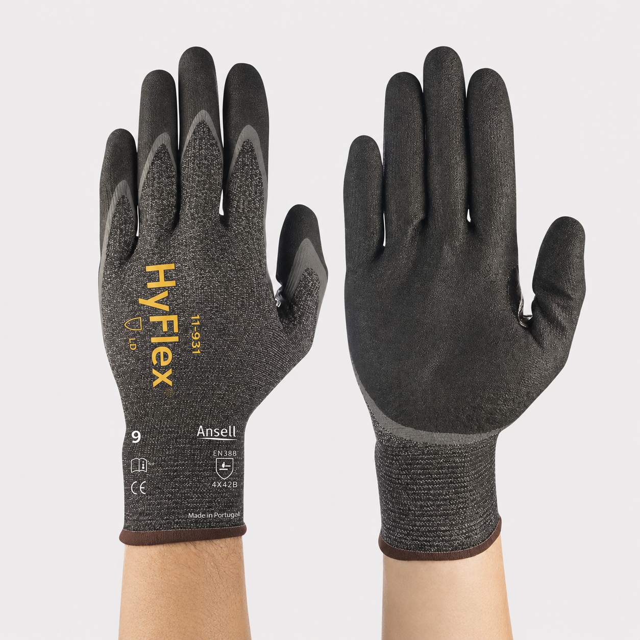 Ansell HyFlex 11-931 Oil Grip Gloves
